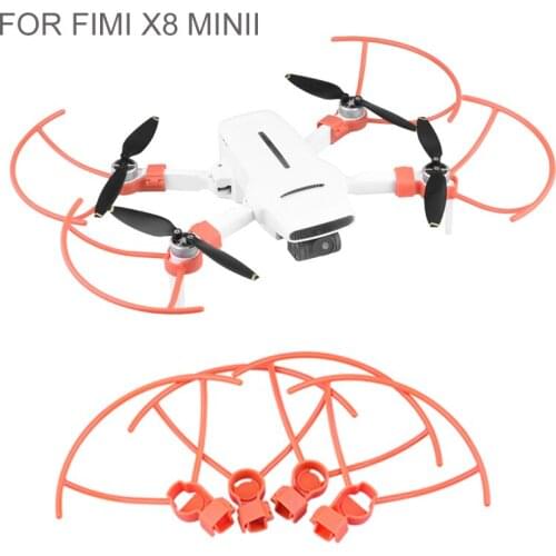 4PCS Propeller Guard Portable Protective Cover Drone Accessories For FIMI X8 Mini Anti-collision Blade Protector