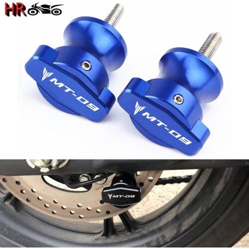 Motorcycle 6mm Accessories Swingarm Slider Spools stand screws For Yamaha MT09 2014 - 2020 2021 2019 2018 2017 2016 2015 MT 09