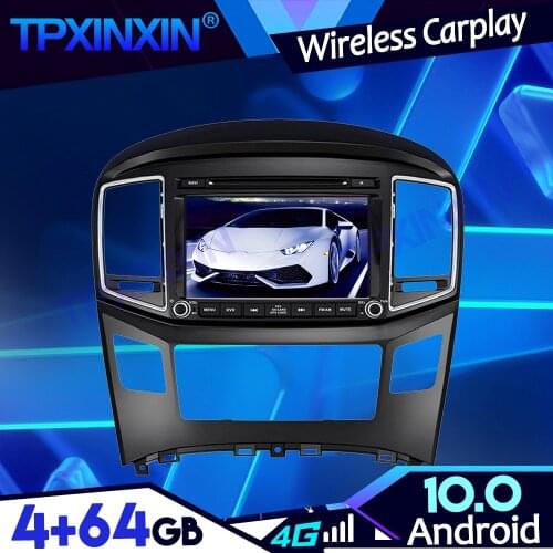 Android 10.0 For Hyundai H1 2016-2018 Car 4+64G Carplay DSP PX6 IPS Tape Recoder Multimedia Player Navi GPS Auto Radio Head Unit