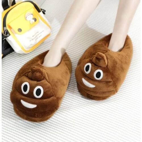 Apanzu weird and funny shoes Winter slippers women Shoes Warm Soft Indoor Slippers men Home house slides sleepers shoes woman