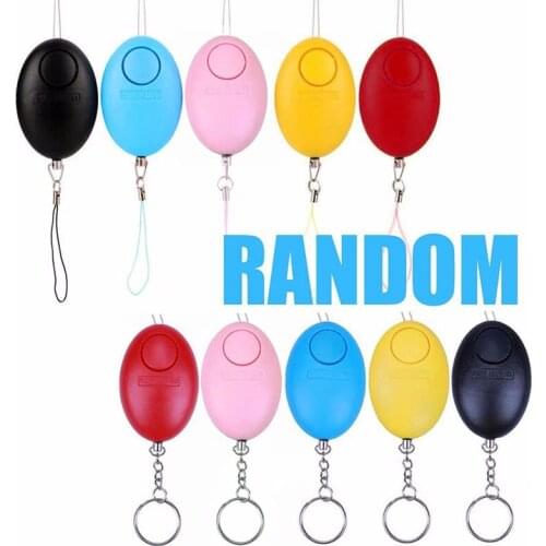 120dB Safe Sound Alarm Self-defense Keychain Emergency Attack Anti-rape Keyring Protect Alert Personal Safety Alarm Keychain