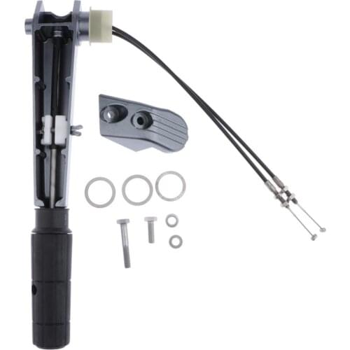 Throttle Cable Grip HandleBar Handle Set for Yamaha Outboard Motor 9.9 15HP