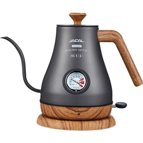 1L Electric Kettle Long Spout Coffee Kettle Fast Boiling Tea Pot Hand Brewing Coffee Pot Tea Maker with Temperature Controller