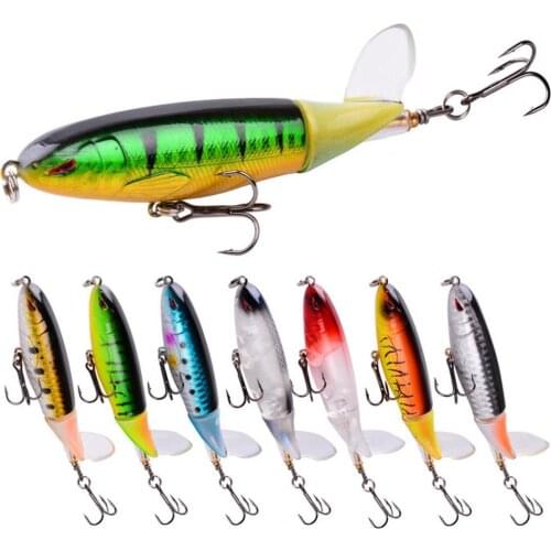 Artificial Fish Lure Fake Hard Bait with Bright Colors 3D Eyes Fishing Gear Artificial Fish Lure