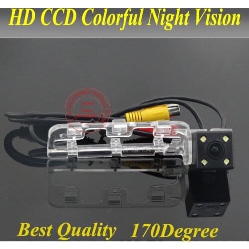 Nightvision 4 led ccd chip Car rear view camera reverse parking for Geely Emgrand EC7