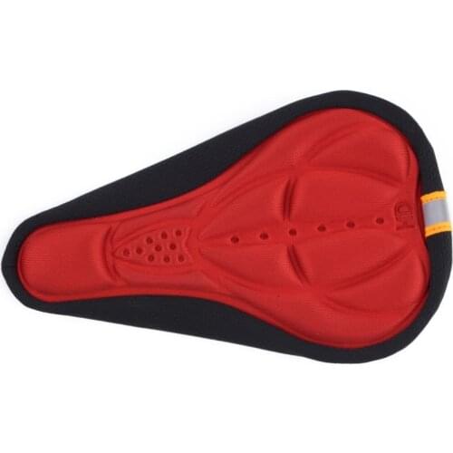 MTB Mountain Bike Cycling Thickened Extra Comfort Ultra Soft Silicone 3D Gel Bike Pad Cushion Cover Bicycle Saddle Seat 4 Colors