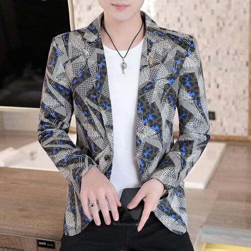 New Arrival Fashion Suit Men Casual Youth Single Breasted Spring And Autumn Blazers Men Suits Size M L XL 2XL 3XL