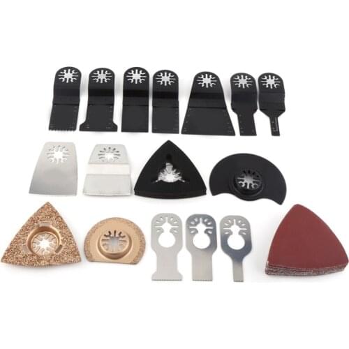 41PCS/Lot Oscillating Tool Accessories Multitool Power Tools Bits Kit Wood Cutting Tool For Renovator Power Tools