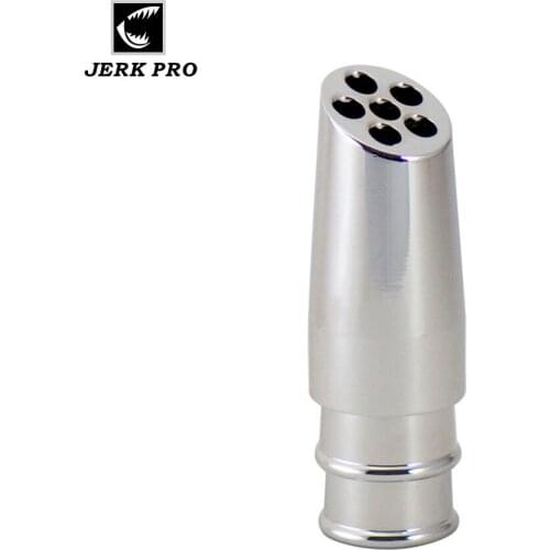 JERK PRO 1PC 2.8oz Chrome-plated Brass Jet Head For Big Game Trolling Lure Tuna Wahoo Marline Sailfish Kinfish