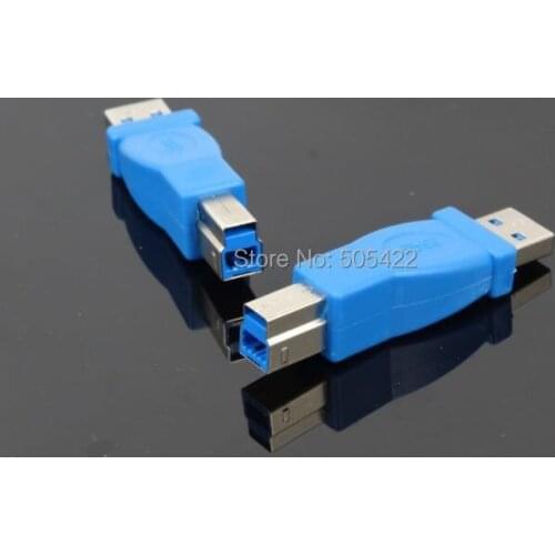 USB 3.0 Type A Male to 3.0 Type B Male Converter Adapter Connector 200pcs/lot