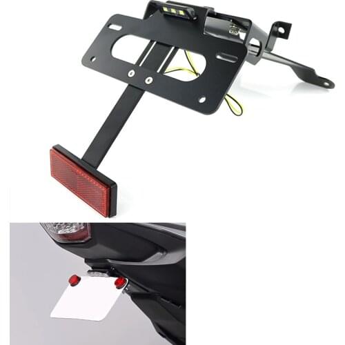 Fit For Honda CB1000R 2018-2020 Motorcycle Rear Tail Tidy Fender Eliminator kit License Plate Holder Bracket Aluminum Black