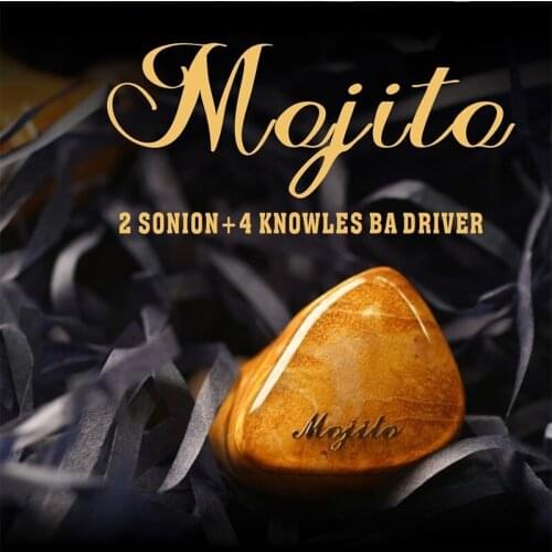 QOA Mojito 2 Sonion BA+4 Knowles 6BA Driver Units In Ear Earphone HIFI DJ Monitor Headset With 2Pin Silver-plated Copper Cable