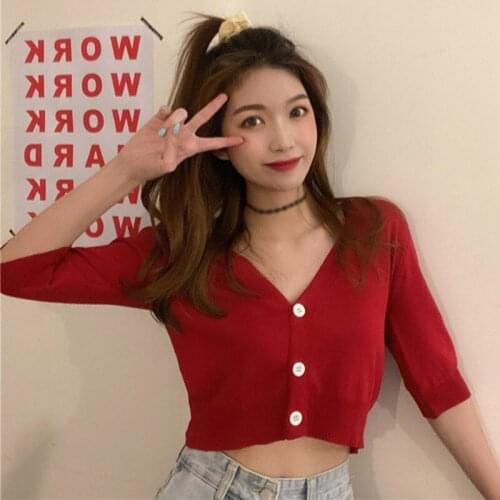 ROPALIA Women's Knitted T-shirts