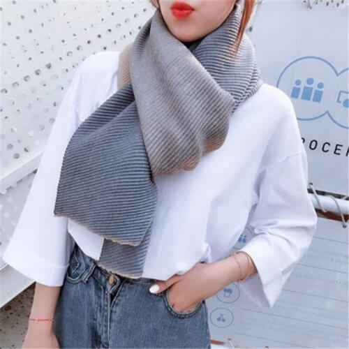 South Koreas new fold the scarf female qiu dong season long scarf joker towel with thick warm scarf XF010