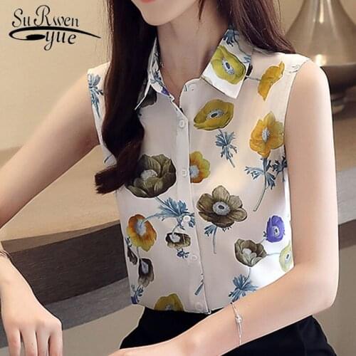 SURWENYUE Sleeveless Blouses