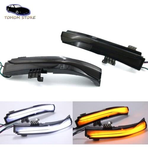 Sequential Blinker White Yellow LED Turn Signal Side Mirror Light for Volvo V40 V60 V70 S60 S80 XC60 Auto Accessories