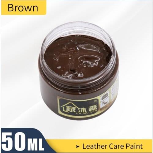 Leather Care Paint Brown Holes Scratch Cracks Rips Leather Repair for Bag Sofa Shoes Clothes Leather
