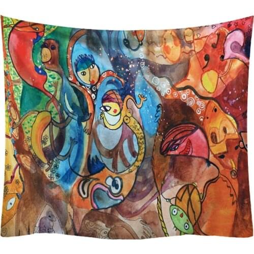 Halloween Decoration Tapestry Halloween Funny Pattern Living Room Decoration Hanging On Home