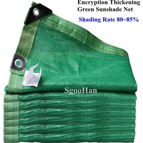 Green Anti-UV HDPE Sunshade Net Car Shed Shade Swimming Pool Cover Greenhouse Succulent Plant Shading Net Pet House Awning Cloth