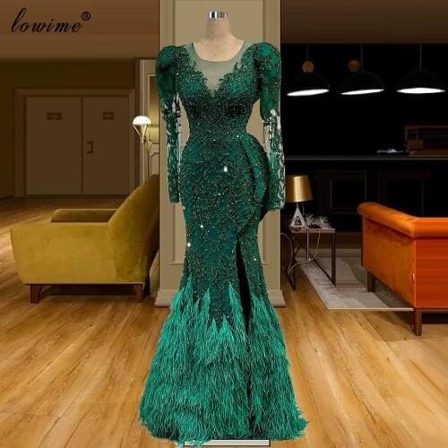 Plus Size Dubai Beads Evening Dresses Long Formal Celebrity Dresses For Women 2020 Arabic Cocktail Party Dresses Robe De Soiree