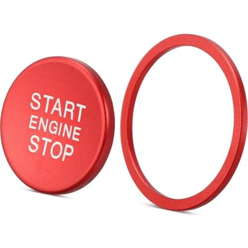 1pc Aluminum Alloy Car Engine Start Stop Button Ring Cover Trim For VW for Volkswagen Jetta MK7 Passat B8 Tiguan Touran Magotan