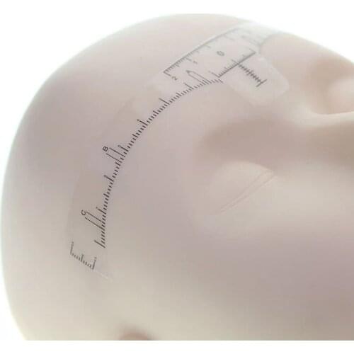 10pcs Disposable Eyebrow large Ruler Microblading Accessories Tool Measurement Mark Permanent Makeup Sticker Tattoo Tool Kit