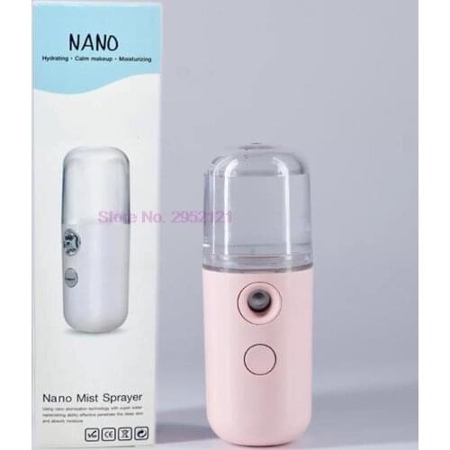 100pcs Nano Spray Water Replenishing Instrument Sprayer Portable Handheld Humidifier Nano Mist Sprayer