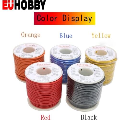 9M 29.52FT 12AWG Silica Gel cable wire silicone wire Special Soft High Temperature Servo line Servo cable Silicon Cable