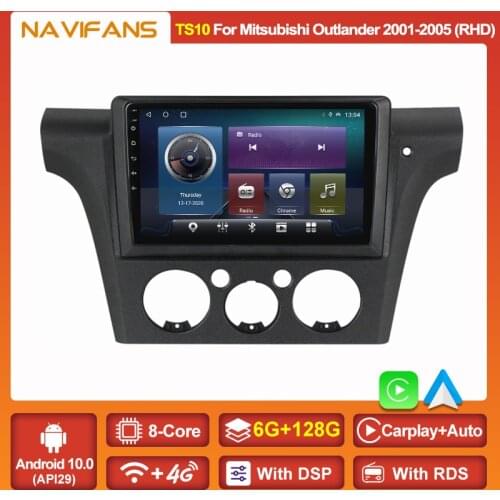 Android 11 IPS 6+128G For MItsubishi Airtrek Outlander 2001 2002 2003 2004 2005 Car Radio Multimedia Video Player GPS DSP 4G Lte