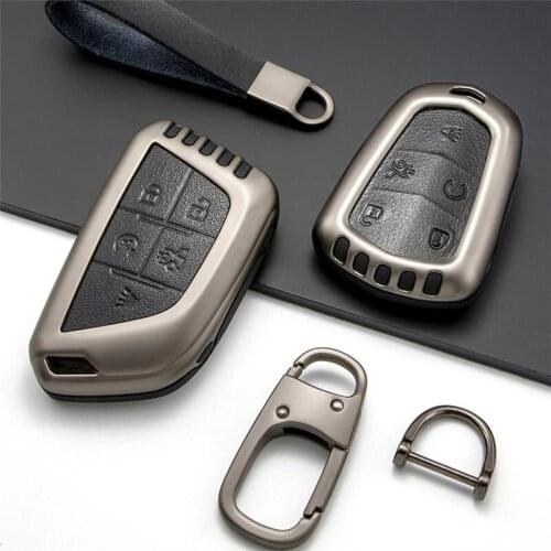 Car Genuine Key Case Holder Shell For Cadillac ESV Escalade CTS XTS SRX ATS 2015 2016 2017 2018 CT5 XT5 XT6 Accessories Auto