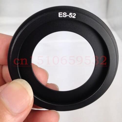 Free tracking number ES52 Metal Lens Hood Shade for Canon EF 40mm EF f/2.8 STM Pancake 52mm REPLACE ES-52