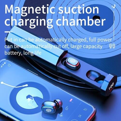 Wireless bluetooth 5.1 headsets binaural mini cylinder sports earphones in-ear tws gaming technology headphones