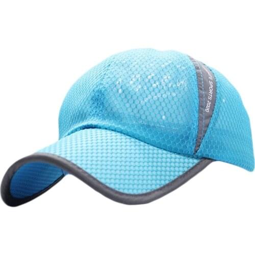 Cotton Mesh Summer Baseball Cap for Men Women Embroidery Black Dad Hat Hip Hop Trucker Cap Hombre Gorras Casquette