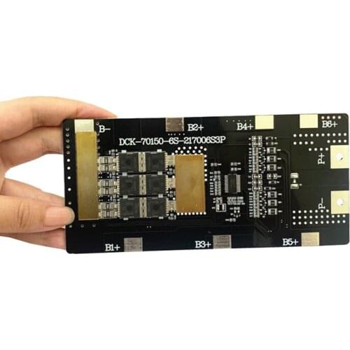 BMS 6S 50A 3.7V 21700 battery protection baord Li-ion For Power tools/mopeds/electric wheelchairs/lawn mowers 24V/1200W