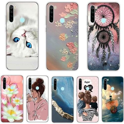 For Xiaomi Redmi Note 8 Silicone Soft Tpu Back Cover Phone Case For Xiaomi Redmi Note8T Redmi Note 8T 8 T Cases Funda