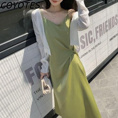 COYOTES Long Sleeve Summer Dresses