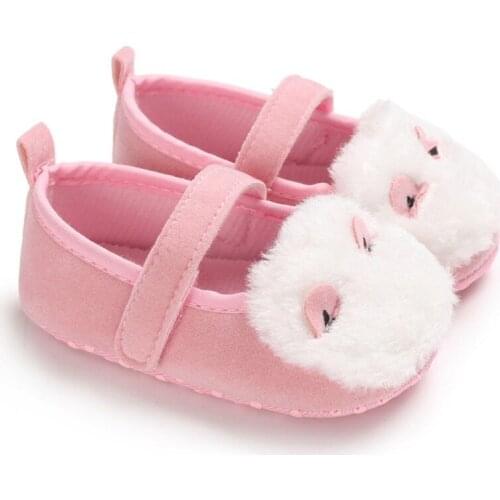 Baby Shoes Moccasins PU Suede Footwear Newborn Girl First Walkers Shoes Princess Soft Sole Anti-slip Toddler Girls Shoes