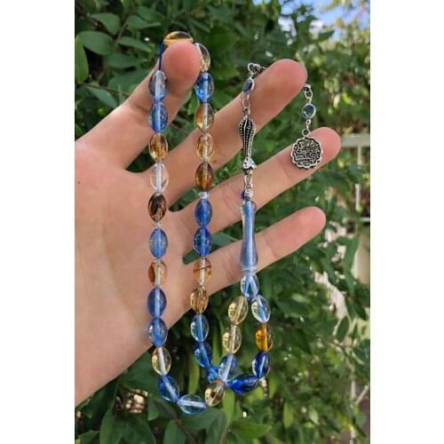 Islamic Tasbih Muslim Rosary Beads 33 Prayer Rosary For Men Bracelet For Men Accessory amber oltu amber stone Handmade Turkey