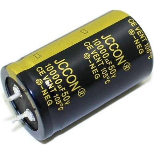 JCCON Horn Aluminum Electrolytic Capacitor 50v10000uf Volume 30x50 Audio Amplifier Audio