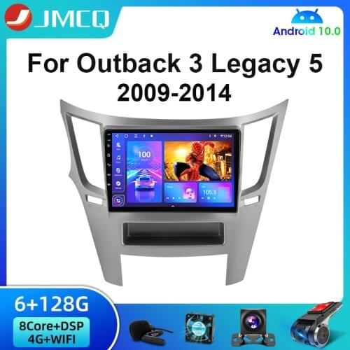 JMCQ Android 10 2din Car Radio For Subaru Outback Legacy 5 2009 2010 2011 2012 2013 2014 Multimedia Player Navigation Stereos