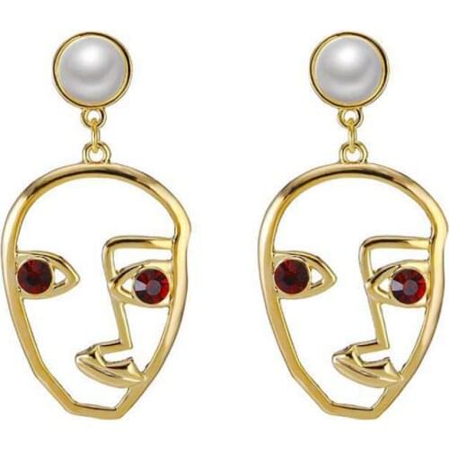 Korean Earrings Fashion Jewelry All-match Face Individuality Earrings Bohemian Brincos Earrings For Women Oorbellen