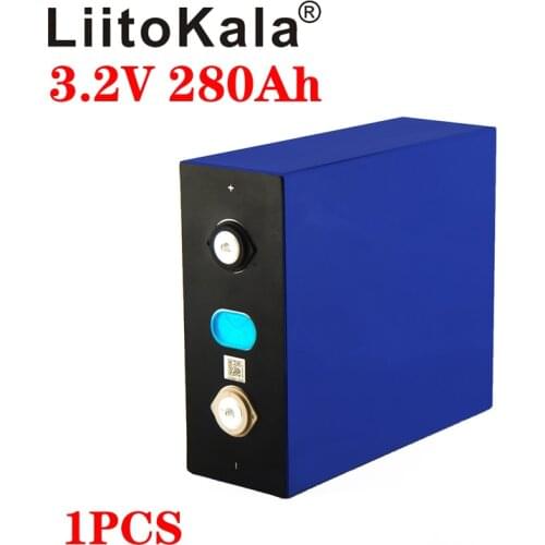 1PCS LiitoKala 3.2v 280Ah lifepo4 lithium battery 3.2v Lithium iron phosphate battery for DIY battery pack inverter vehicle RV