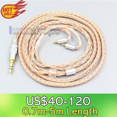 LN006728 2.5mm 3.5mm XLR Balanced 16 Core 99% 7N OCC Earphone Cable For Sennheiser IE40 Pro IE40pro