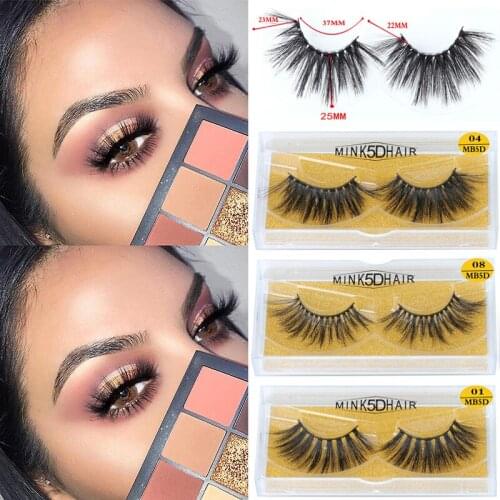 MB 25mm Lashes 5D 100% mink eyelashes extra length 3D false eyelashes Big dramatic volumn 25 mm lashes fake eyelash