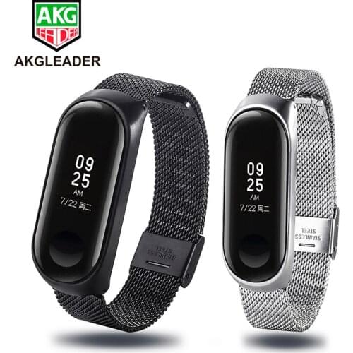 Xiaomi band 2 straps Wrist Strap Screwless Stainless Steel For Xiaomi Band 3 correa Bracelet Miband 2 Wristbands Pulseira