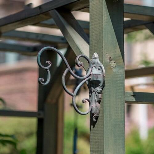 Handmade antique metal iron Garden Hooks and Hangers