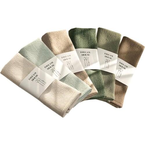 Solid Color Flax Type Cloth Placemat,Heat Stain Resistant Drink Coasters,Home Kitchen Place Mats for Dining Table Bar Mat