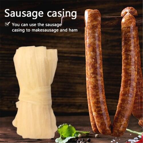 Dry Collagen Sausage Casing Tube Meat Sausages Casing For Sausage Maker Ham Tools Sausage Filling Tools