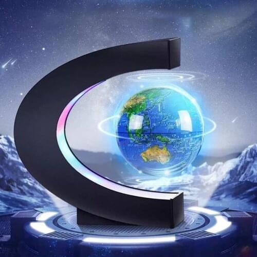 LED World Map Magnetic Levitation Floating Globe Light Home Electronic Anti Gravity Lamp Novelty Ball Light Birthday Decoration