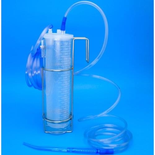 For 1PCS 2L Negative Pressure Bottle Medical Waste Liquid Collection Device Suction Bag Holder Suction Device